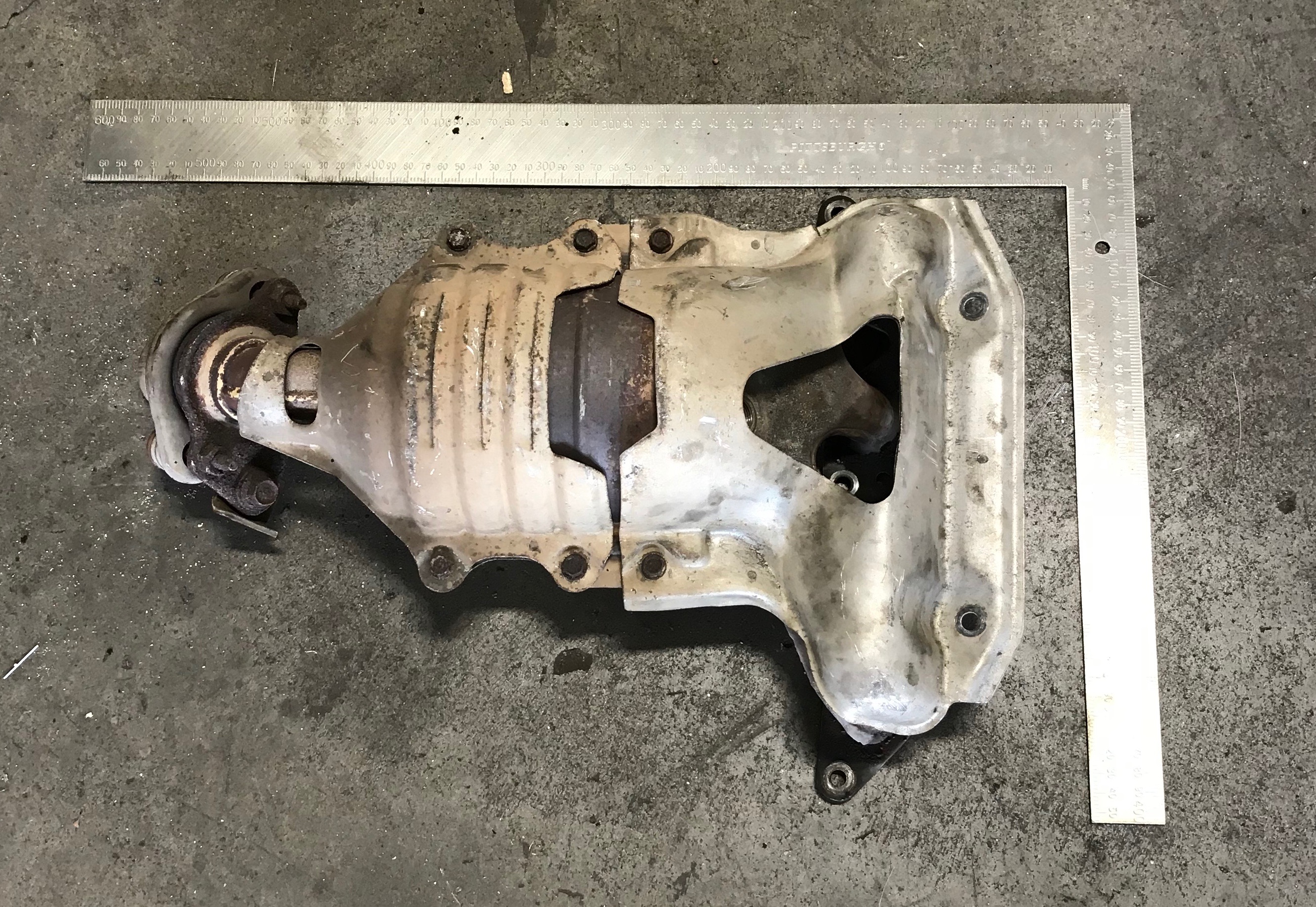 Honda Four Pipe Manifold - no code catalytic converter