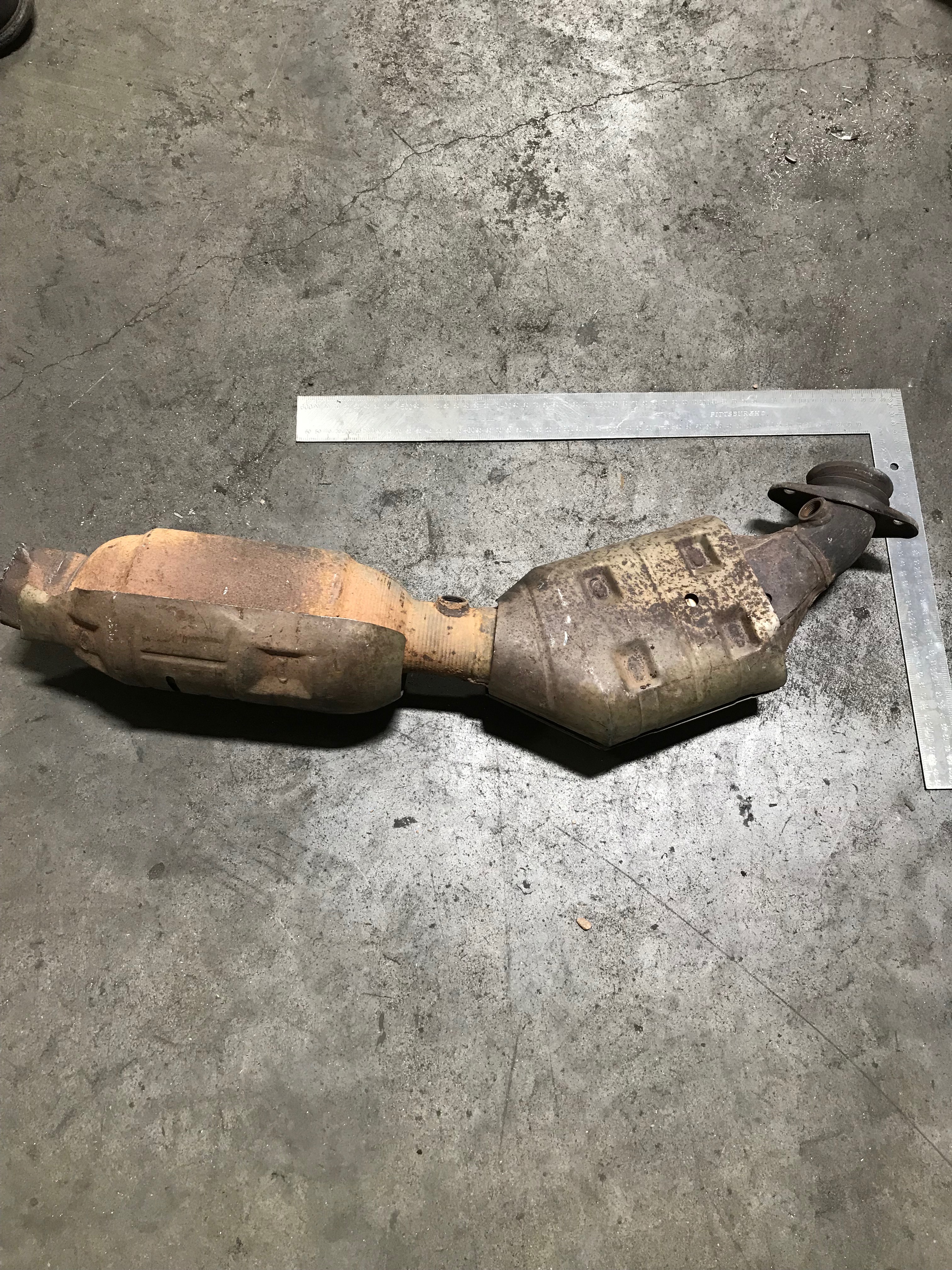 Ford Ironman round rear- no code catalytic converter