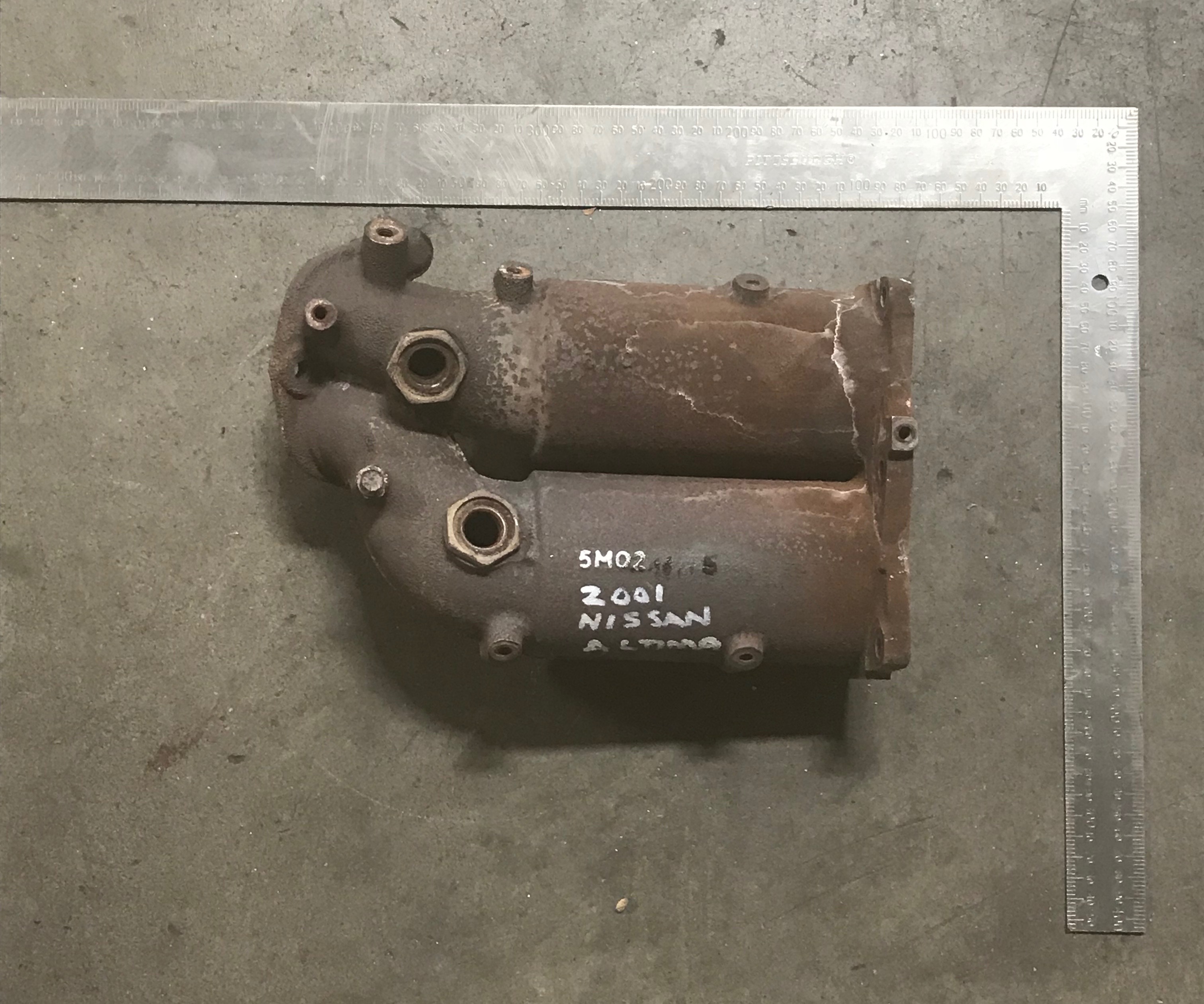 Nissan 5M02 - no code catalytic converter