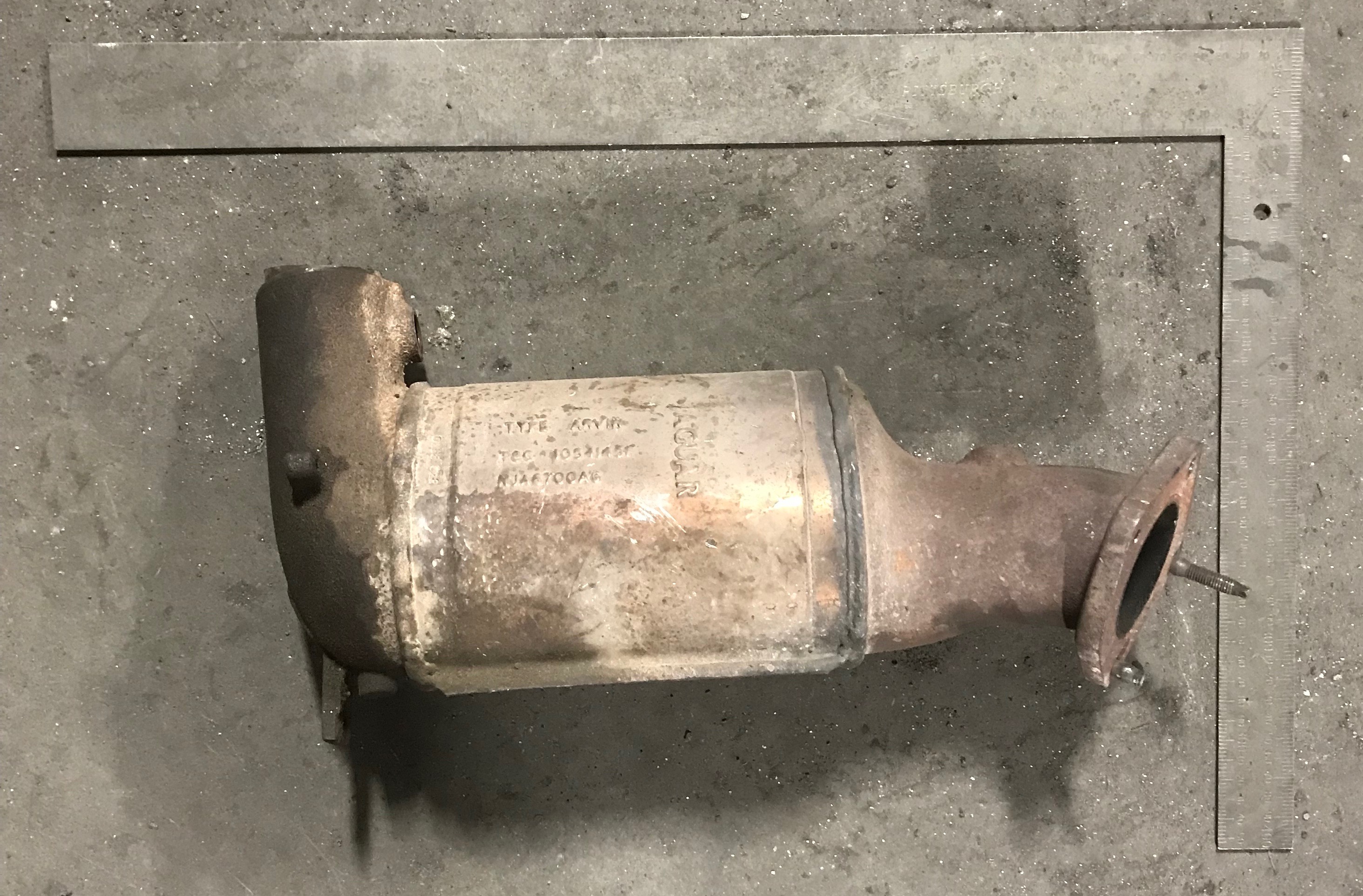 Land Rover 1X43 AL catalytic converter