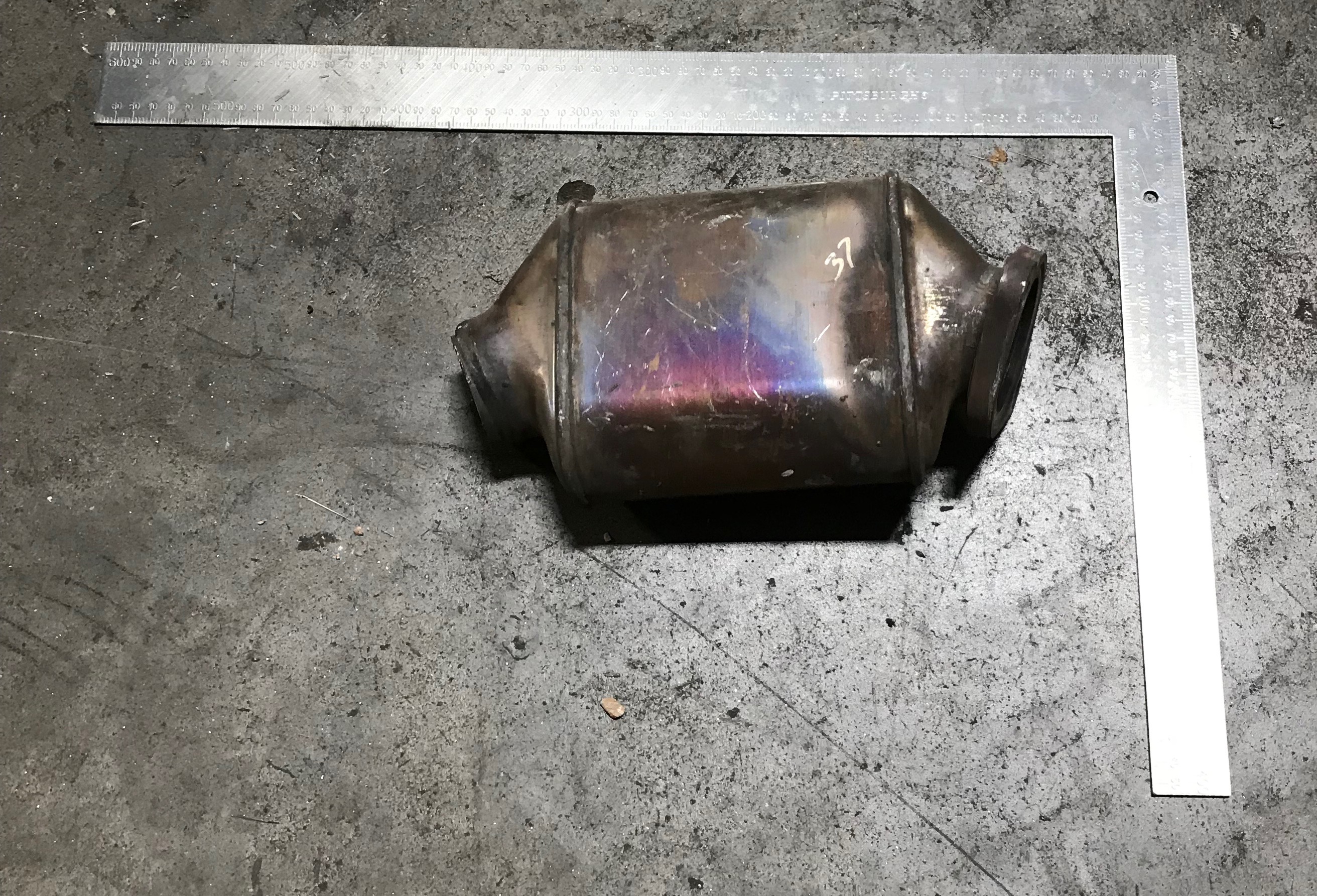 Ford "INLET" Square - no code catalytic converter